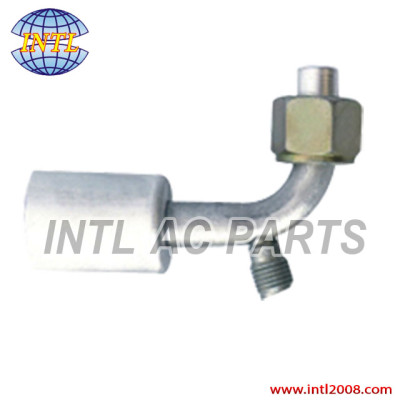INTL-HF2503 female oring beadlock hose fitting /connector/coupling with Al joint AL Jacket R12 high and low pressure value