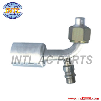 INTL-HF2502-A female oring beadlock hose fitting /connector/coupling with Al joint AL Jacket R12 high and low pressure value
