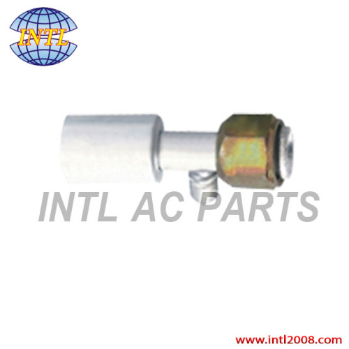 female flare beadlock hose fitting /connector/coupling with Al joint AL Jacket R12 high and low pressure value