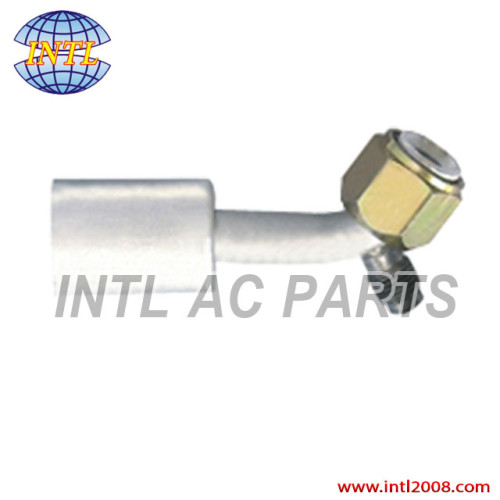 female flare beadlock hose fitting /connector/coupling with Al joint AL Jacket R12 high and low pressure value
