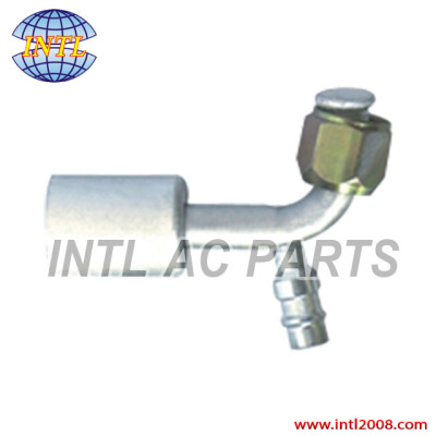 female flare beadlock hose fitting /connector/coupling with Al joint AL Jacket R134a high and low pressure value