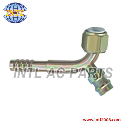 female flare hose fitting /connector/coupling with Iron Joint R12 high and low pressure valve for wholesale and retail