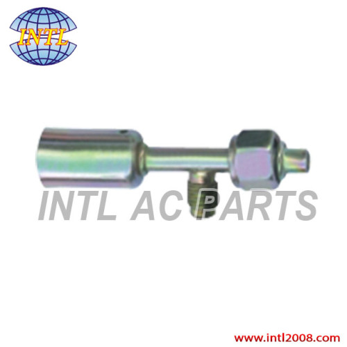 INTL-HF3307-A Auto AC bead lock hose fitting pipe fitting tube fitting ac adapter female Oring hose fitting with full iron Jonint R12 Valve