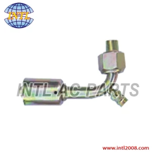 auto air conditioning hose fitting female Oring hose fitting /connector/coupling with full Iron joint iron Jacket R12 Valve