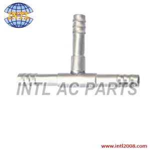 auto ac through tee pipe /pipe hose fitting
