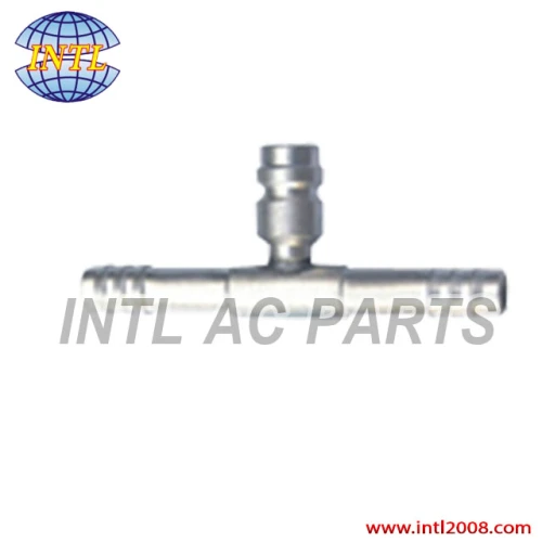 auto air condition fitting ac pipe fitting through pipe hose fit with R134a high and low pressure Valve for wholesale and retail