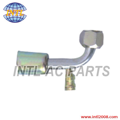 auto air conditioning hose fitting female flare hose fitting /connector/coupling with full Iron joint iron Jacket R12 Valve