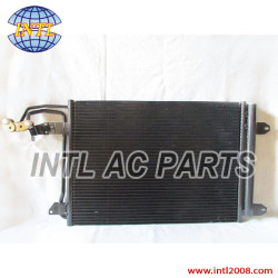 air conditioning condenser air - cooler for VW Golf 5 from year 2003 OEM 1K0820411A 1K0820411B 1K0820411G