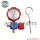 High Pressure Manifold Gauge R134a R404a R22 R410a Manometer with Valve A/C Air Conditioning
