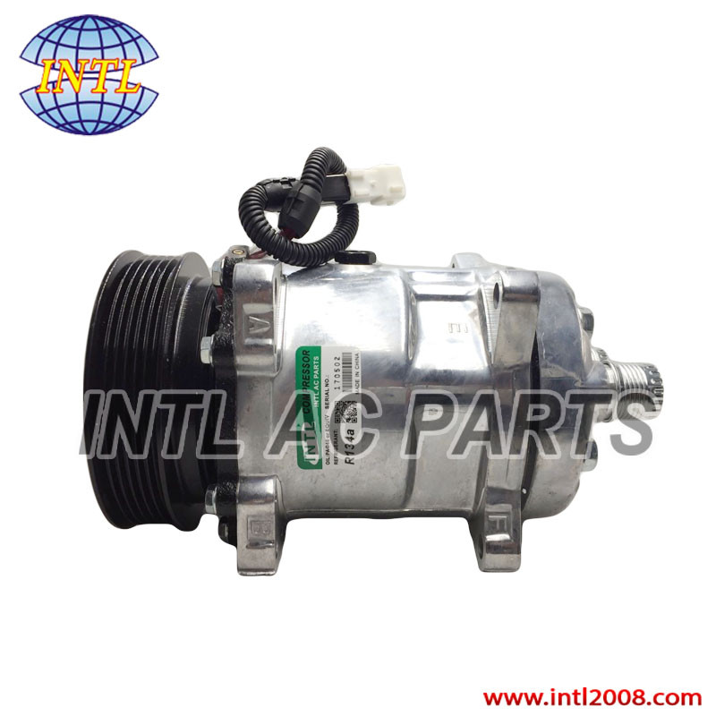 SANDEN SD508 ac compressor 6PK 12V for HR auto ac air conditioning