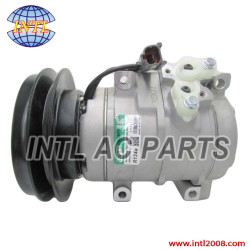 Air conditioner AC Compressor John Deere Komatsu excavator 20Y-979-6121-DENSO 10S15C- NEW 447220-4053 447220-4052 7512875 447220-4781 20Y9796121 4472205506 1131243