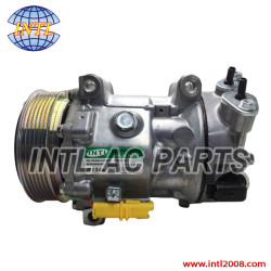 Sanden 1309 1321 SD7C16 auto ac compressor for Peugeot 307/Citroen C4/Fiat/Lancia 9651911480 9671216780 1608473380 6453QN 6453QL China factory