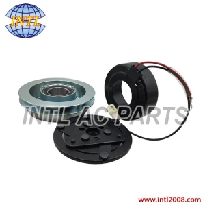 SANDEN 7H15 709 air auto car ac a/c compressor magnetic clutch assembly DAF XF95/105 1GA 1 groove pulley 1251063 1264800 1444295