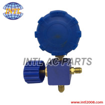LOW Pressure Manifold Gauge R134a R404a R22 R410a Manometer with Valve A/C Air Conditioning