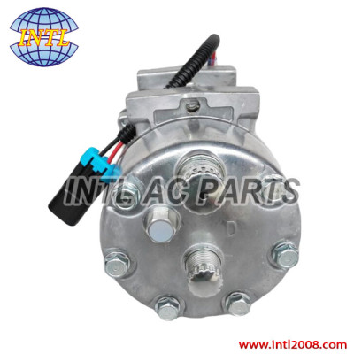 Sanden 4666 4667 for Freightliner International Kenworth Peterbilt New AC Compressor N83-304973 4C4Z-19703DA 3579878-C1 K318-103