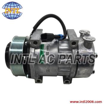 Peterbilt Sanden Type AC Compressor with Clutch 4322 4398 4081 F696003112