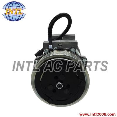Peterbilt Sanden Type AC Compressor with Clutch 4322 4398 4081 F696003112