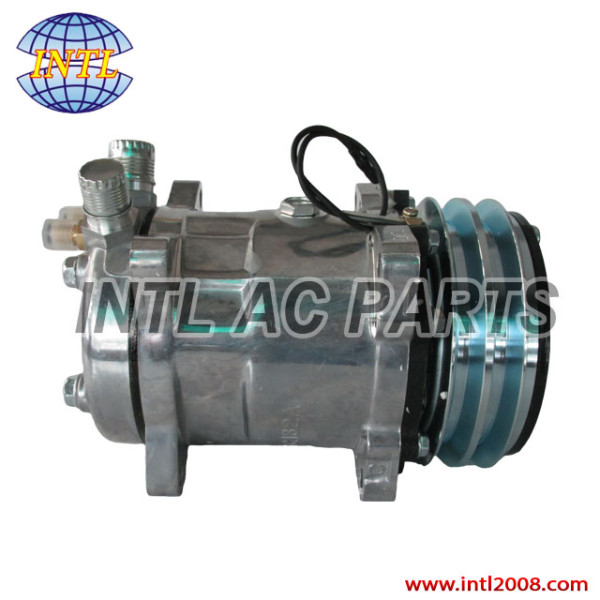 Universal Sanden SD508 SD5H14 8390 air conditioning AC compressor 2pk 12V