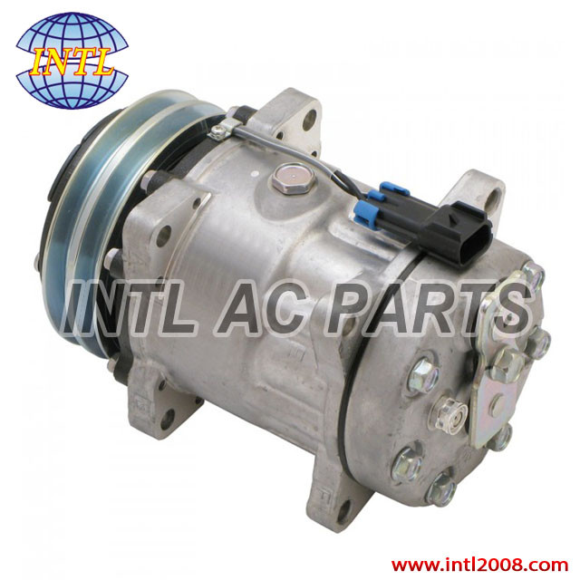 auto AC Compressor SANDEN 7H15 7803 15680077 15020478 for GMC Topkick ...