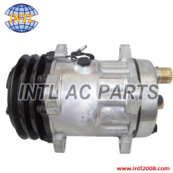 air conditioning ac compressor 7h15 Case Claas Deutz Fiat Lamborghini Laverda New Holland 2PK 84018077 84018078 89-64678 8023