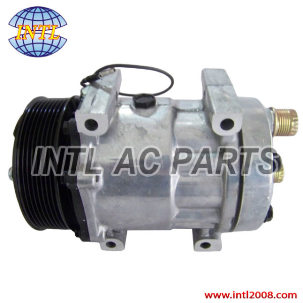 AUTO air conditioning ac compressor PV8 pulley compressor SANDEN SD709 SD-709 7H15 SD7H15 universal used ac kompresor