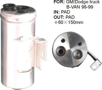 INTL-AR193 Air Conditioning AC Drier for GM/Dodge truck B-Van 1998-1999 60*150mm