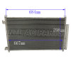 Auto ac condenser for Nissan Rogue 2014-2019 INTL-CD402