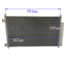 Auto ac condenser for Nissan Rogue 2014-2019 INTL-CD402