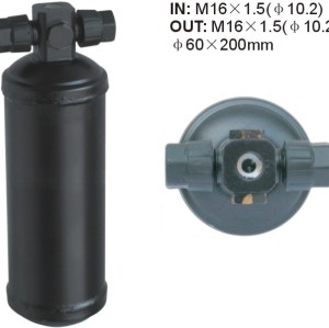 a/c receiver Dryer Accumulator Receiver Drier M16x1.5 OUT: M16x1.5 (DIA 10.2) 60x200mm Filter Drier