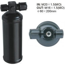 a/c receiver Dryer Accumulator Receiver Drier 60X200MM IN: M20x1.5 OUT: M20x1.5 (MO)