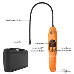 Automotive Air Conditioning Refrigerant Leak Detector Heated Diode Sensor R CFCs HCFCs HFCs Freon Gas Leak Sniffer