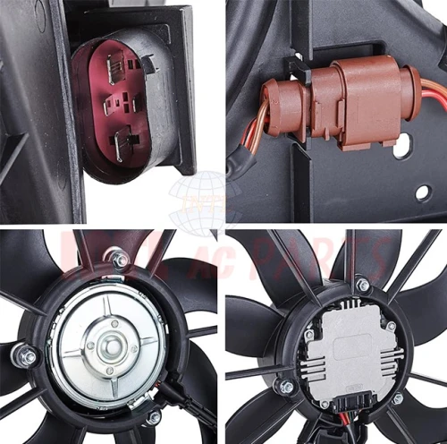 Cooling fan for FOR AUDI 1K0959455EA 1K0121207BB 1K0959455P