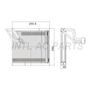 Auto Evaporator coil for KIA Forte 2014