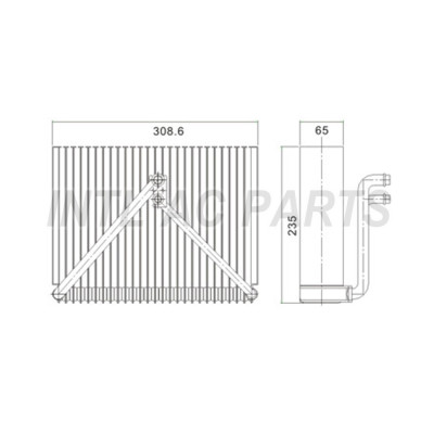 Auto Evaporator coil for Volvo S60 2.3L 2001-2004 EV 939794PFC 91717132