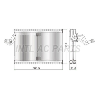 Car ac evaporator core Subaru Legacy Outback 2010-2017 2.5L 3.6L 73523AJ02A