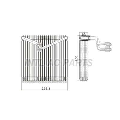 Car ac evaporator Hyundai Accent 1.6L 2006-2011 North American Vehicles 971401E000