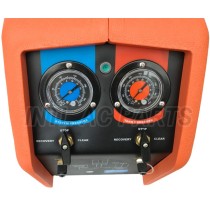 Portable Refrigerant Recycling Machine/ recuperador de refrigerante for R12 R22 134a ORANGE 100V-120V/ 60Hz