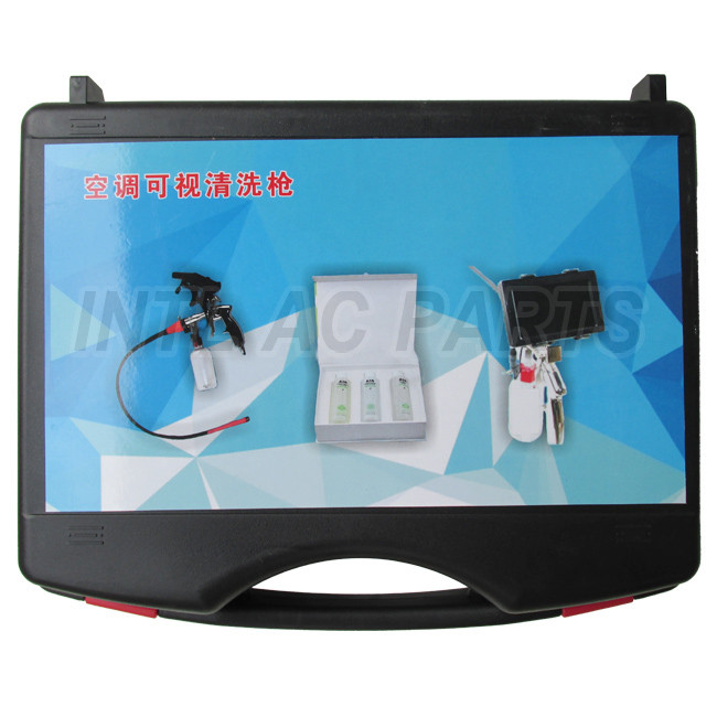 Auto AC Pulsing Cooling System Flush Gun with case, USB port with