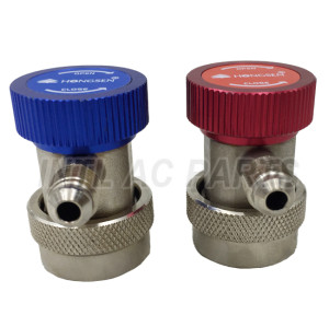 Auto A/C Contains R134A 90 Quick Couplers & Adapter For R134A Refrigerant Tank High Pressure & Low Prssure