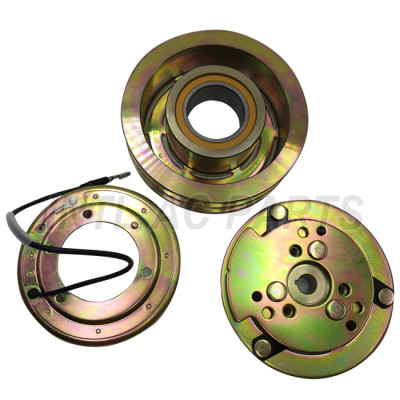 SANDEN 510 SD510 Air conditioner auto ac compressor clutch assy volvo 2 grooves pulley 3513598 9601543 magnetic clutch assembly