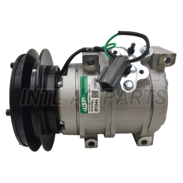 10S15C Car Air Conditioning AC Compressor For Komatsu Kawasaki Kobelco Hitachi 447190-5470 AT215510 1549117842