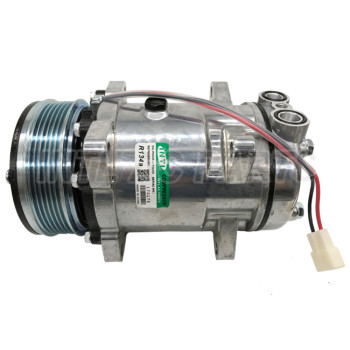 Sanden SD510 Car ac compressor Ford New Holland 5640 Tractors F0NN19D629AA F0NN19D629AB