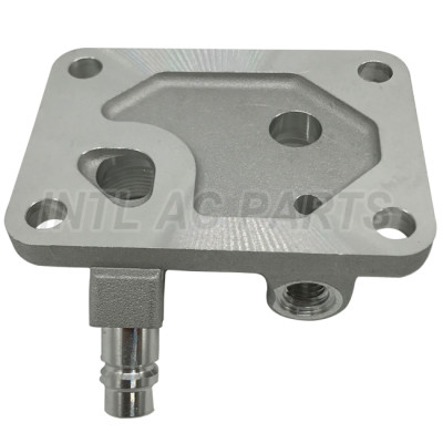 10PA Auto Ac Compressor rear head for JOHN DEERE RE69715 RE51052 RE69715