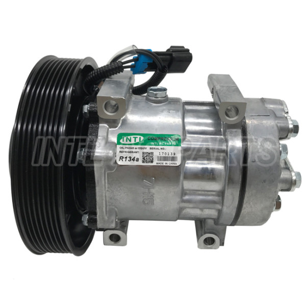 Sanden 7H15 7S15 709 SD709 SD7H15 auto ac compressor for Mack/Volvo/GM Trucks