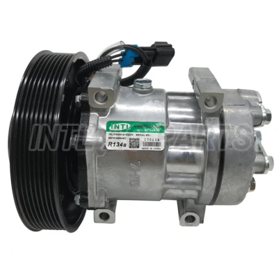 Sanden 7H15 7S15 709 SD709 SD7H15 auto ac compressor for Mack/Volvo/GM Trucks