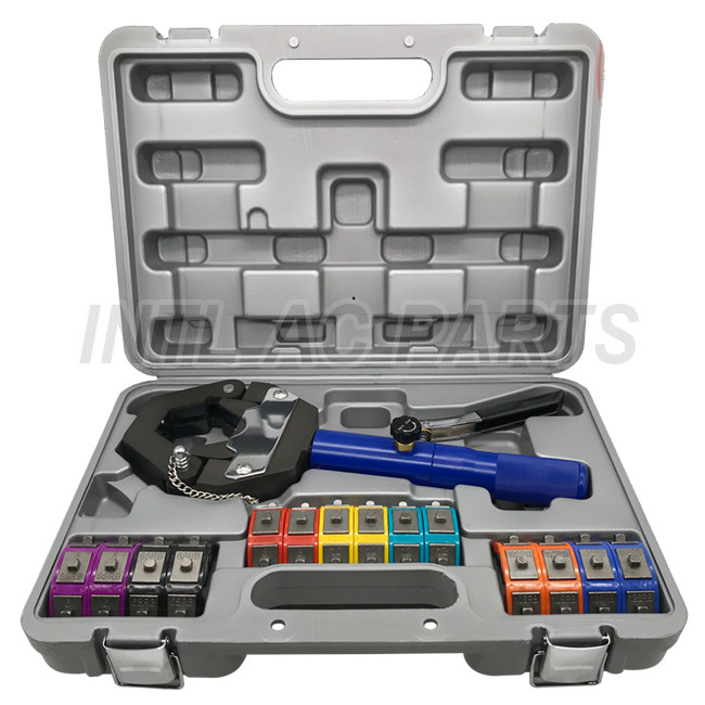 Universal Auto AC Hydraulic Hose Crimper kit Crimping tool 71500 001A 71500001B 71500001C