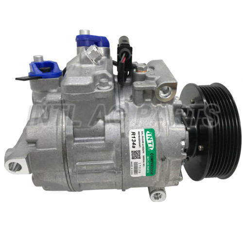 China factory Denso 7SEU16C Vw touareg/Audi Q7 4L 3.6 2001-2010 7PK/110MM 12V Auto car ac a/c pump compressor/kompressor 3D0820803M 3D0820803R 7L6820803D 7L6820803G