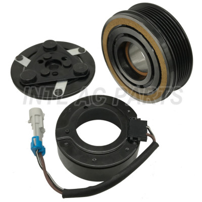 24407119 24421642 24422013 1854086 1854138 sanden 6v12 SD6V12 compressor clutch 6pk pulley for OPEL VAUXHALL Astea Corsa Meriva