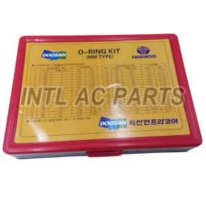 O-RINGS & ORING KIT color choose green/black/perple  for daewoo excavator