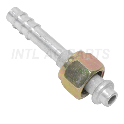 Universal New A/C Refrigerant Hose tube pipe barb Fitting #6 straight aluminum Female O-Ring FT 8301C 429207 14406